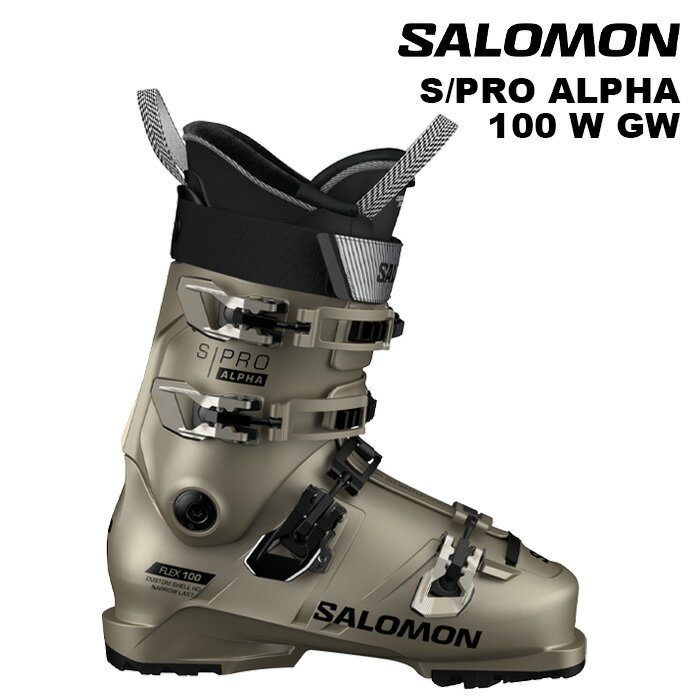 SALOMON サロモン スキーブーツ S/PRO ALPHA 100 W GW 25-26 モデル レディース