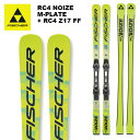 FISCHER フィッシャー スキー板 RC4 NOIZE M-PLATE + RC4 Z17 FREEFLEX ST ビンディングセット 25-26 モデル