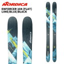NORDICA ノルディカ スキー板 ENFORCER 104 (FLAT) LIME/BLUE/BLACK 板単品 25-26 モデル