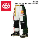 686 シックスエイトシックス ウェア MENS 686 × ASSC F1 SHELL PANT 25-26(2026)モデル パンツ