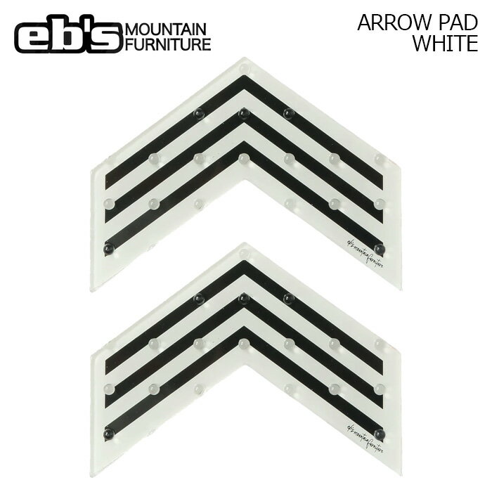 乐天商城 - eb's【24/25・AROW PAD｜WHITE】エビス　スノボ　スノーボード用　デッキパッド　デッキパット　滑りどめ　トラクション
