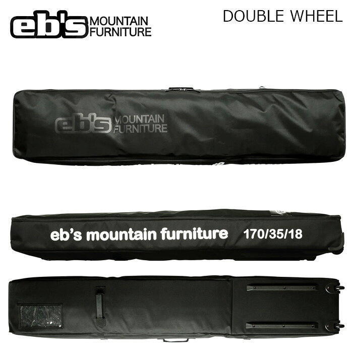 DOUBLE WHEEL ダブルウィール #4600340 カラー : BLACK サイズ : 170cm(170×35×18cm) トリップで大活躍してくれるボードを2本収納可能なボックス型ウィール付きボードケース ・背面、底面にパッド入りでボードをしっかりと保護。 ・内側にはボードを固定してくれる2本のストラップ付。 ・宅急便でそのまま送ることができる便利なクリアポケットを装備。 ※ご注意※ ・製造過程で細かいキズがつくことがあります。ご了承ください。 ・実店舗と在庫を共有しているため、タイミングによって完売となる場合がございます。 ・モニターの発色によって色が異なって見える場合がございます。