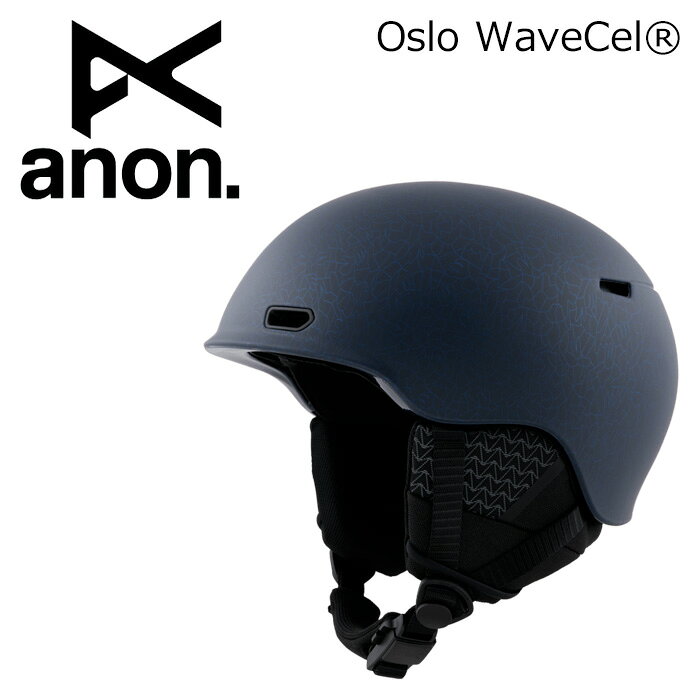 ANON アノン ヘルメット Oslo WaveCel Ski & Snowboard Helmet LB Midnight Crackl...