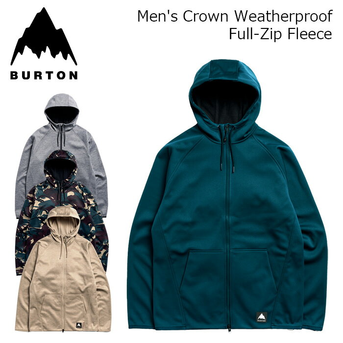 BURTON バートン アパレル ウェア Men's Crown Weatherproof Full-Zip Fleece 26-2...