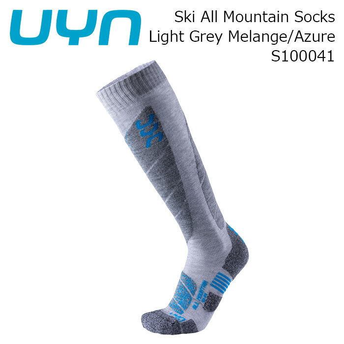 Ski All Mountain Socks Light Grey Melange/Azure カラー : G945-LightGreyMelange/Azure サイズ : 35/38, 39/41, 42/44, 45/47 Description On thrilling ski days, the All-Mountain Socks envelop the athlete's foot with targeted protection for the ankle and Achilles tendon, while optimal ventilation ensures unmatched comfort and performance. Discover the freedom to move at your best. Details -Optimal foot protection for dynamic skiing days -Reinforced ankle area for increased safety -Specific support for the sensitive Achilles tendon area -Effective ventilation for superior comfort and breathability -All-Mountain design for high performance in every condition Composition POLYESTER 46% ACRYLIC 30% POLYAMIDE 14% POLYPROPYLENE 8% ELASTANE 2% ※ご注意※ ・製造過程で細かいキズがつくことがあります。ご了承ください。 ・実店舗と在庫を共有しているため、タイミングによって完売となる場合がございます。 ・モニターの発色によって色が異なって見える場合がございます。 【返品交換不可商品】
