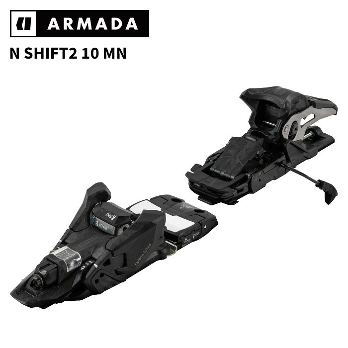 ARMADA アルマダ スキー ビンディング N SHIFT2 10 MN BLACK （解放値 4.0-10.0） 26-27モデル 【単品販売不可】(4.0)