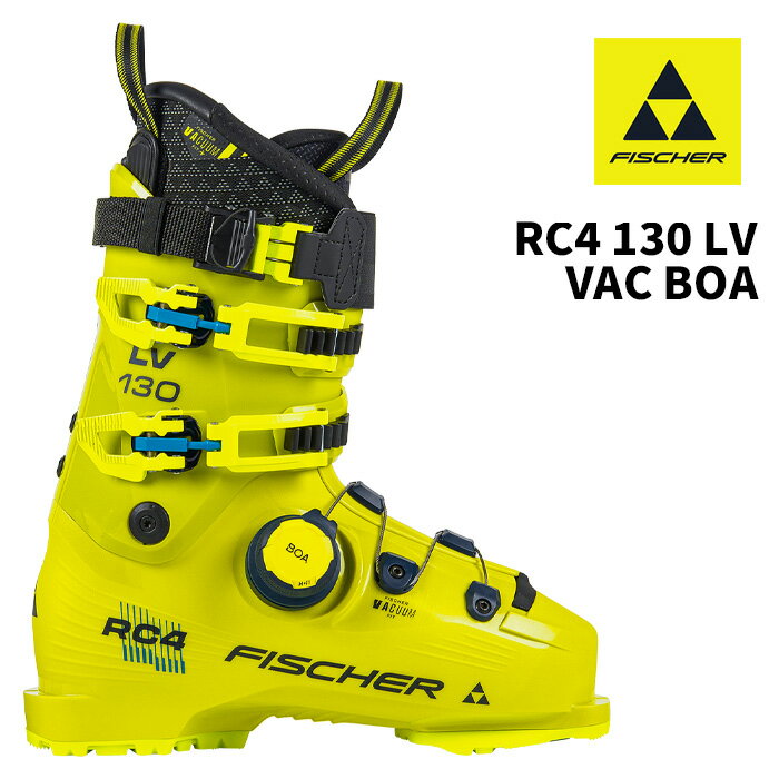 Rakuten - FISCHER フィッシャー スキーブーツ RC4 130 LV BOA VAC GW YELLOW 26-27モデル
