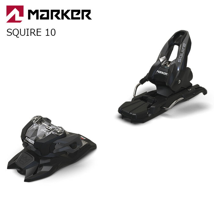 乐天商城 - MARKER マーカー スキー ビンディング SQUIRE 10 BLACK/ANTHRACITE（解放値 3.0-10.0）26-27モデル【単品販売不可】