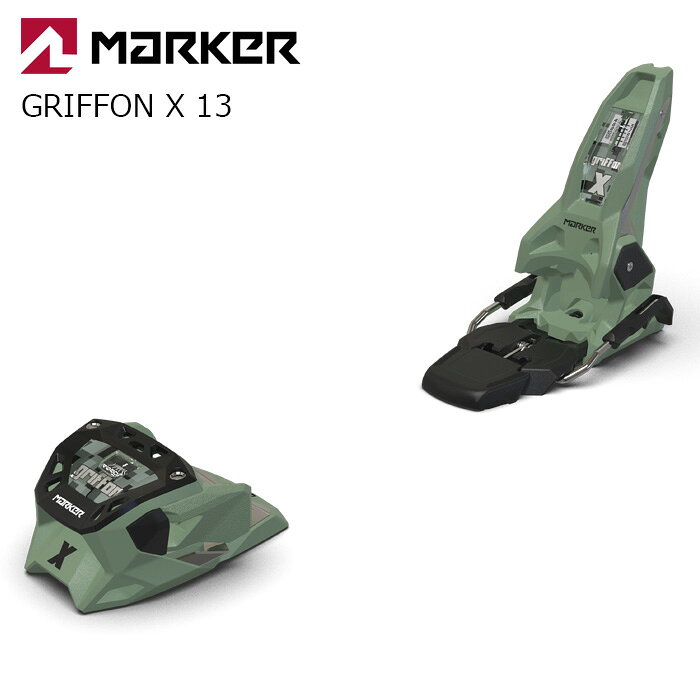 MARKER マーカー スキー ビンディング【GRIFFON X 13｜GREEN/BLACK】（解放値 4.0-13.0） 26-27モデル 【単品販売不…