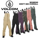 VOLCOM ボルコム ウェア SWIFT BIB OVERALL 23-24(2024)モデル パンツ