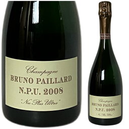 ＜BOXなし＞ [2008] ブルーノ・パイヤール　NPU（ネック・プリュ・ウルトラ）シャンパーニュ [Champagne Bruno Paillard N.P.U. ]