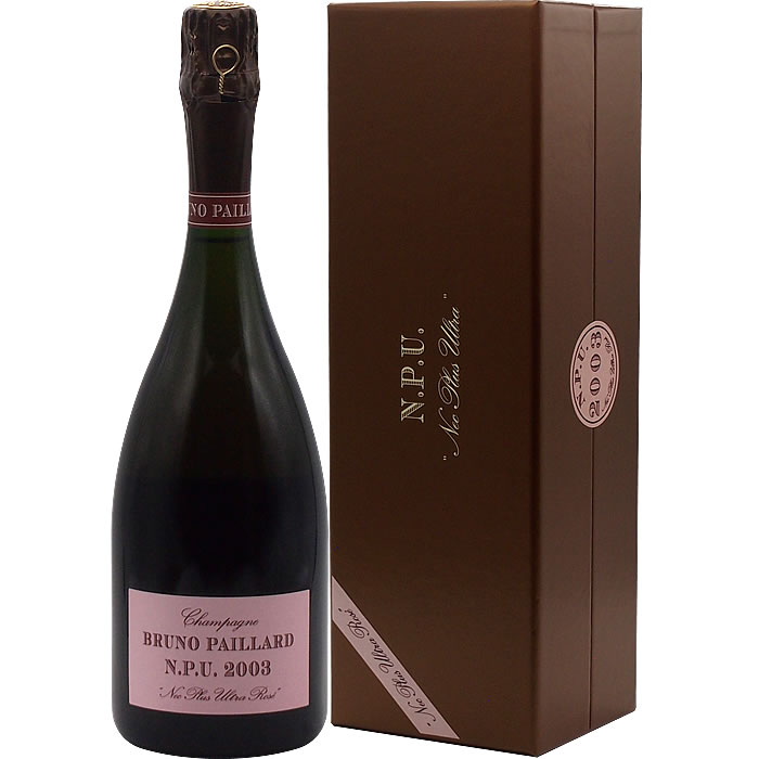 ＜BOX入り＞ [2003] ＜ロゼ＞ブルーノ・パイヤール　NPU（ネック・プリュ・ウルトラ）シャンパーニュ [Champagne Bruno Paillard N.P.U. Rose]