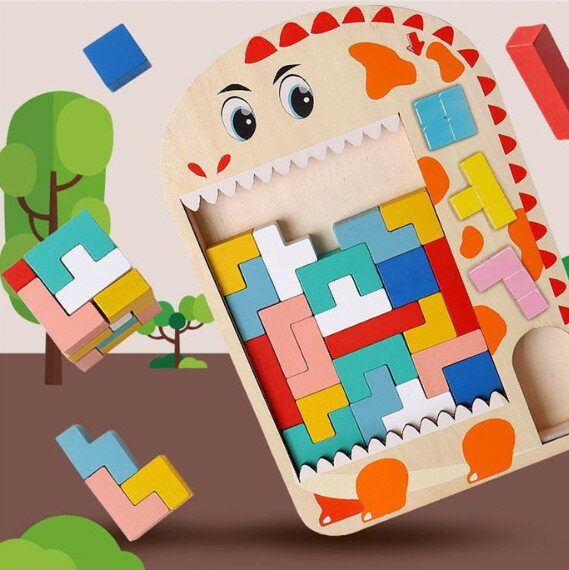 カタミノ 木製パズル 知育玩具 テトリス 脳トレ パズル 3D ボードゲーム 木のおもちゃ おもちゃ 木製パズル 玩具 オモチャ テーブルゲーム 子ども 大人 おうち時間 室内 遊び 知育 お誕生日 誕生日プレゼント ギフト 送料無料 2