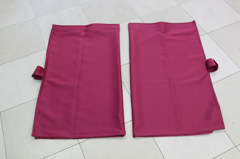 商品説明サイズ巾120x丈140cm（2枚入り） 材質ポリエステル100％色黒