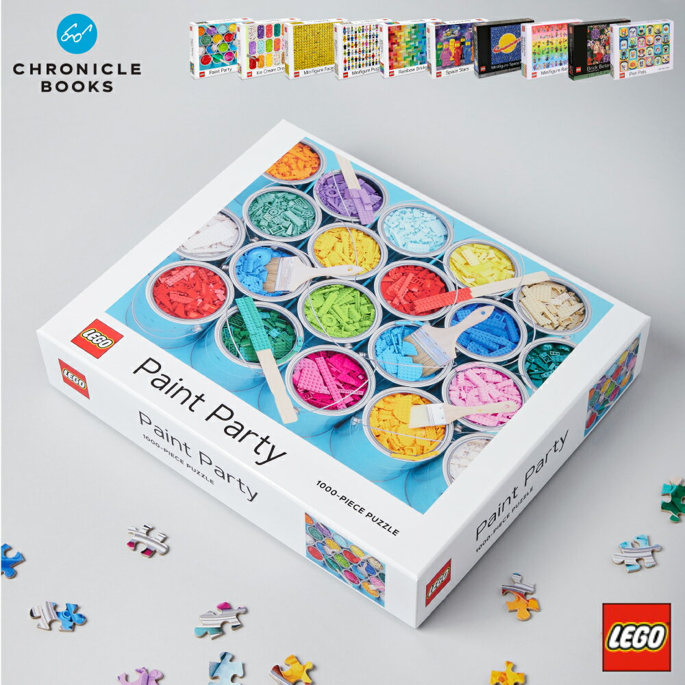 【日本総代理店】 レゴ 1000ピースパズル - LEGO® 1000-PIECE PUZZLE - ジグソーパズル 1000ピース レゴ LEGO パズル おもちゃ 雑貨 インテリア キッズ 子供 大人 部屋 入園 入学 ギフト プレゼント クロニクルブックス Chronicle Books