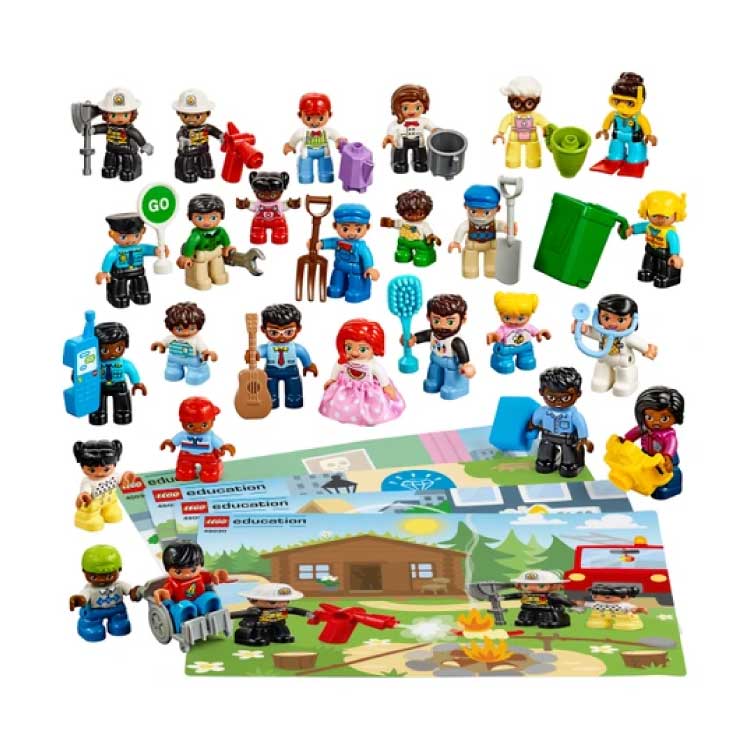 レゴ®デュプロ デュプロ® いろんな人たち 【 レゴエデュケーション 】 レゴ LEGO デュプロ duplo DUPLO ブロック レゴブロック おもちゃ 45030