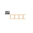 RD-U08J1 ブラザー純正 プレカット紙ラベル 感熱ラベルロール紙【幅40×長さ40mm】1643枚 3ロール | brother 国内正規品 国内保証