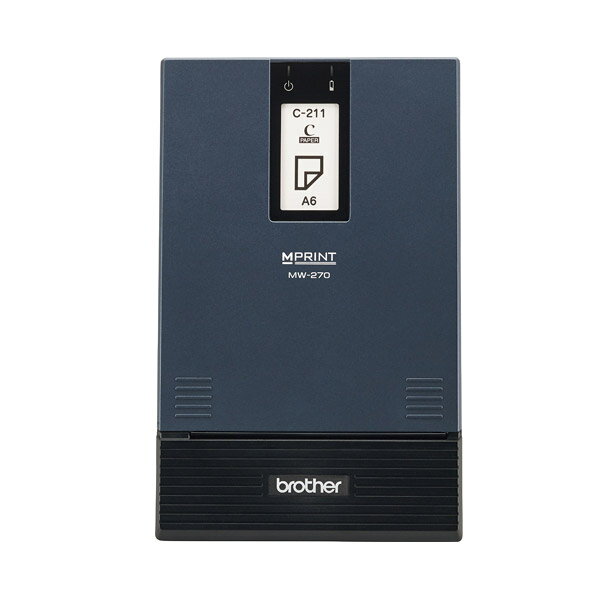 MW-270 ブラザー brother A6サイズ 薄型 モバイルプリンター MFi対応 Bluetooth USB｜ 帳票印刷 伝票印刷 感熱プリンター サーマルプリンター