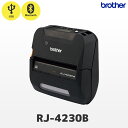 RJ-4230B ブラザー brothe ラベル レシート両用 モバイルプリンター 用紙幅4インチ対応 | USB Bluetooth MFi認証 | レシートプリンター ラベルプリンター | 国内正規品 国内保証