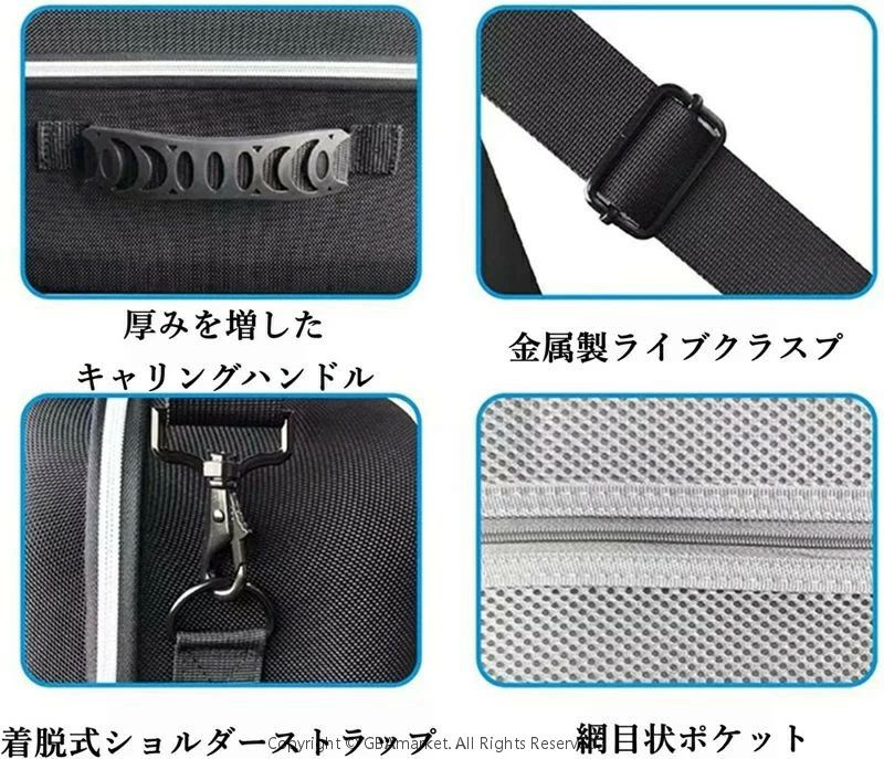 VRヘッドセット 収納ケース バッグ 保護ケース PS5 VR2 VR収納 キャリングケース 小物収納可能 アクセサリー収納 持ち運びやすい 全面保護 耐衝撃