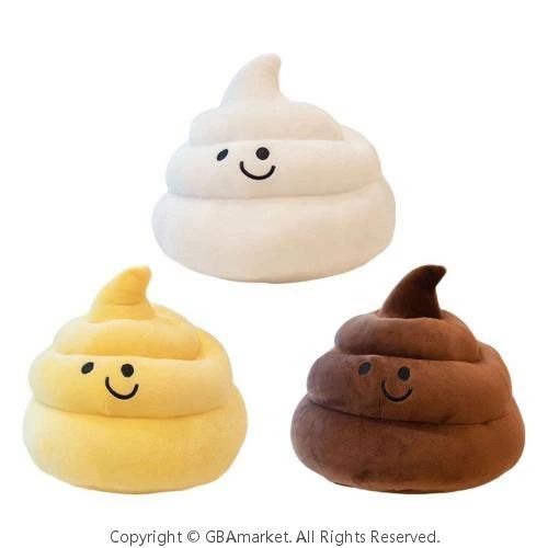 誕生日プレゼントの家の装飾のためのノベルティうんちぬいぐるみうんち形クッション