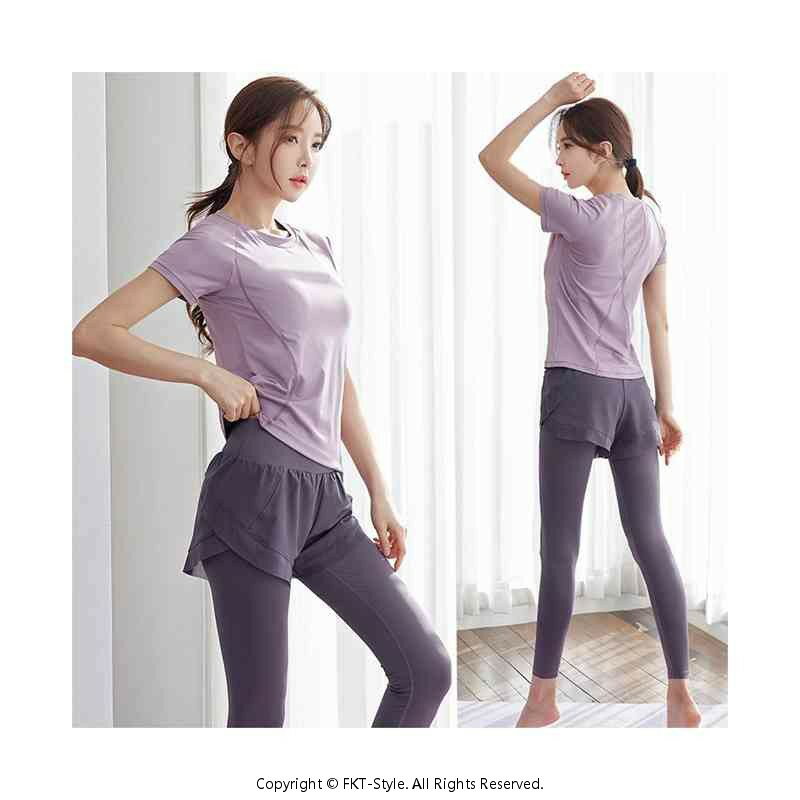 スポーツウェア 上下セット 2点セット レディース セットアップ ヨガウェア トレーニングウェア ジムウェア ランニングウェア フィット