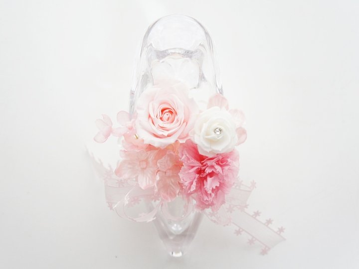 ラ プランセス ピンク プリザーブドフラワー ギフト ブリザードフラワー フラワーギフト ブリザーブドフラワー プレゼント 母の日 誕生日 結婚祝い 出産祝い 新築祝い ピンク