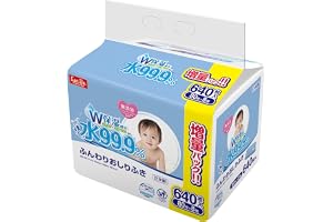 純水 99.9% ふんわり おしりふき 80枚×8個 (640枚) コラーゲン モモ葉エキス W保湿成分配合 日本製