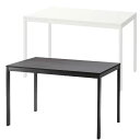 IKEA イケア VANGSTA ヴァングスタ 伸長式テーブル 黒 ブラック ダークブラウン ホワイト 白 120 / 120 × 75 cm デスク 北欧 北欧家具 ダイニングテーブル 調整可能 おしゃれ 伸長式ダイニングテーブル 伸張式