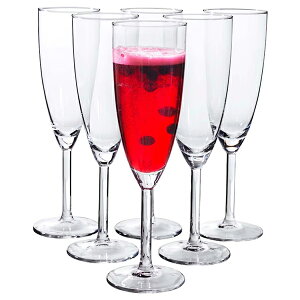 IKEA イケア SVALKA スヴァルカ 6ピース ワイングラス シャンパングラス クリアガラス 21 cl バカラ グラス おしゃれ セット 北欧　 かわいい