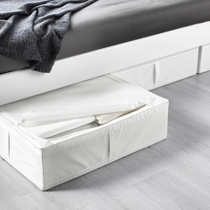 IKEA イケア SKUBB スクッブ スクップ 収納ボックス ホワイト 白 収納棚 69×55×19 収納ケース おしゃれ シンプル フタ付き ベッド下 ベッド下収納 おすすめ 大人気　送料無料 ikea
