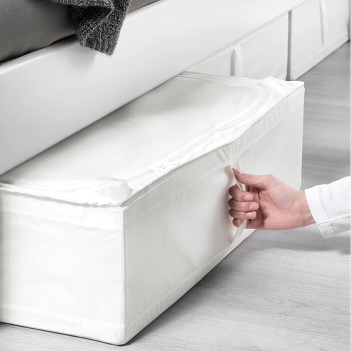 IKEA イケア SKUBB スクッブ スクップ 収納ボックス ホワイト 白 収納棚 69×55×19 収納ケース おしゃれ シンプル フタ付き ベッド下 ベッド下収納 おすすめ 大人気　送料無料 ikea