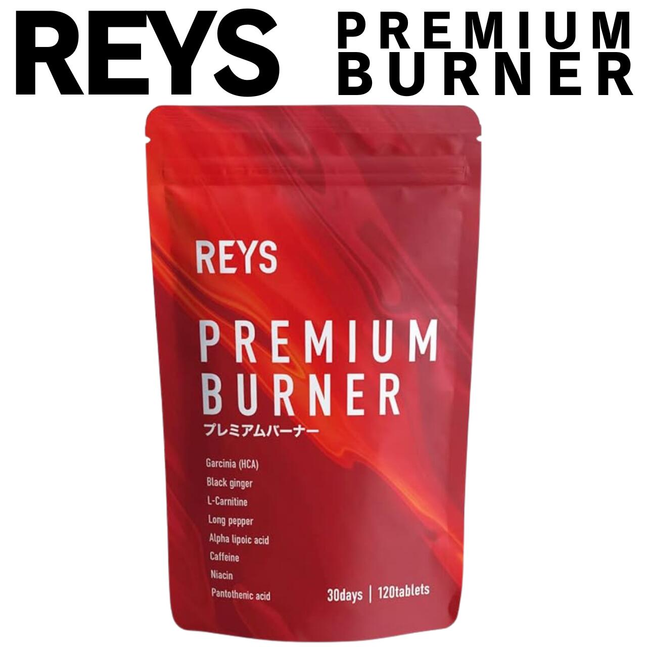 REYS レイズ 【PREMIUM BURNER】 プレミアムバーナー 120粒 （使用目安約30回分）山澤礼明監修 8種の厳..