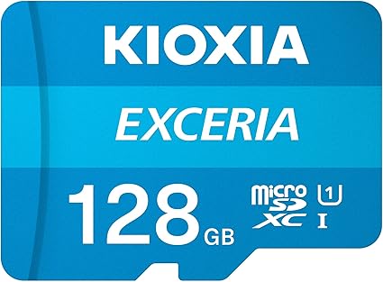 キオクシア KIOXIA microSDXCカード 128GB EXCERIA UHS-I Class10 U1 最大読込100MB/s Nintendo Switch 動作確認済 SD変換アダプタ付 国内正規品 旧東芝メモリ KLMEA128G