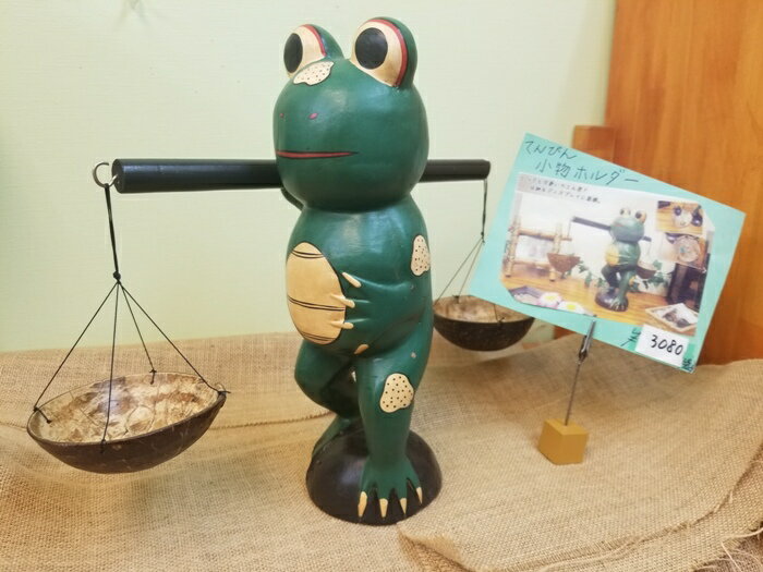 バリ島から来たかえるたち