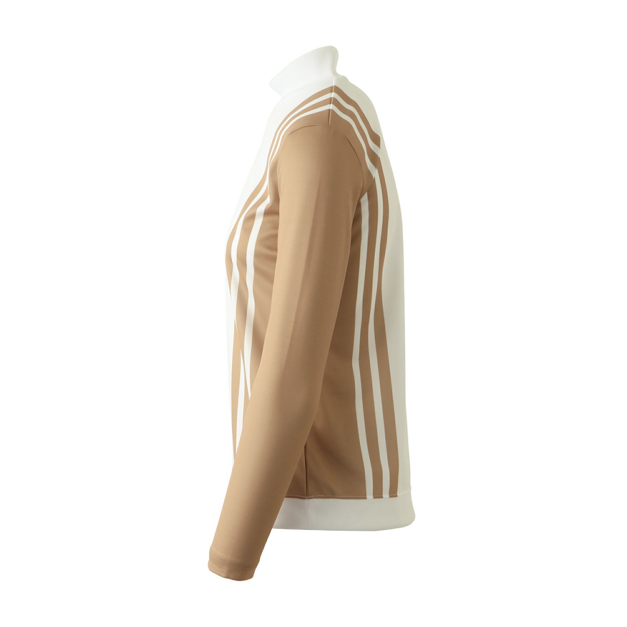 【送料無料】 FIDRA ゴルフウェア HX LSモックネックカットソー シャツ 変形ストライプ 杢グレー ストレッチ 消臭 吸温発熱 吸水速乾 UPF30 ウィメンズ ピンク FD5UUG11