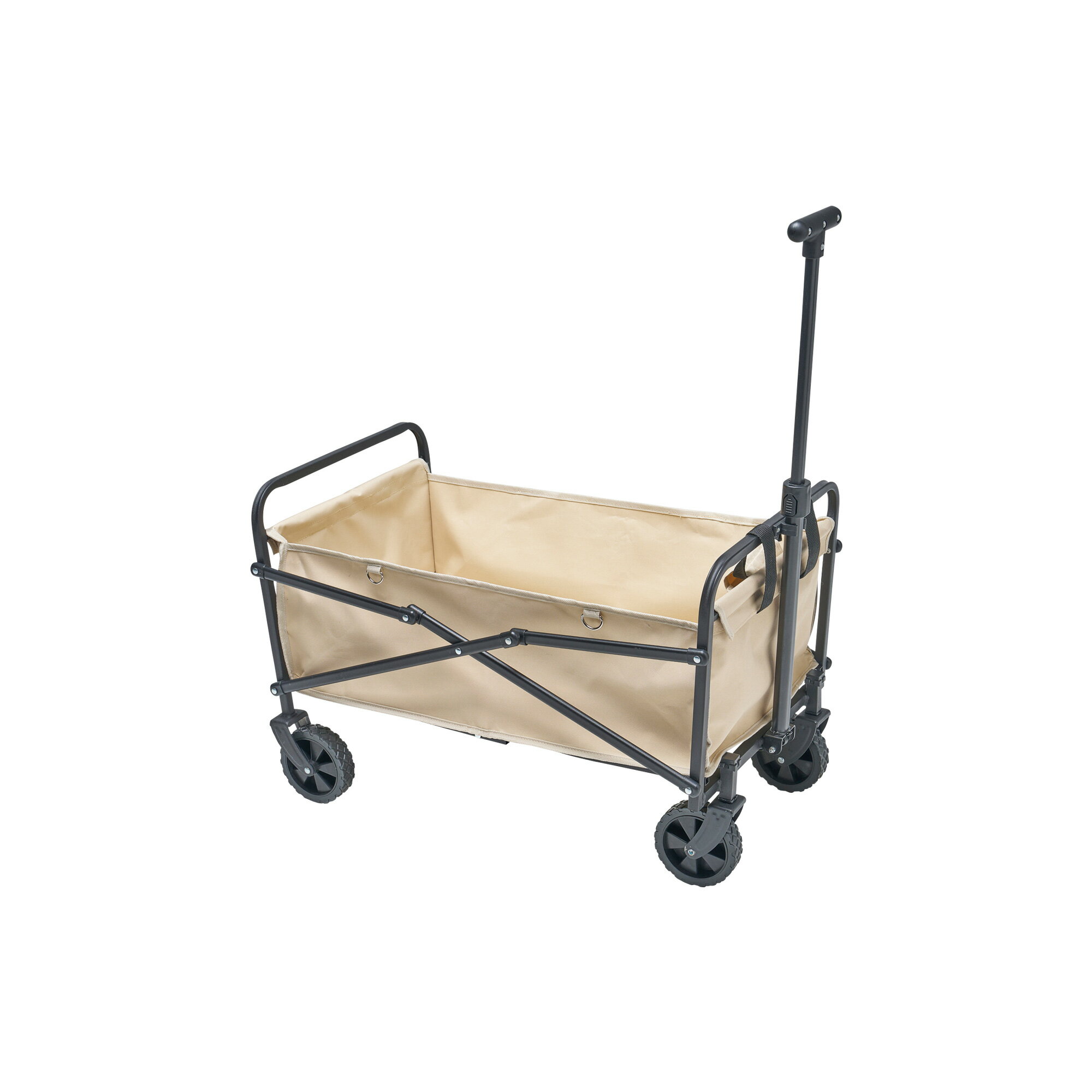 Product コンパクトで操作が簡単なミニワゴン 持ち運びもしやすく、公園でも気軽に使えて、お家に保管する時も省スペースで便利 ■使用時サイズ (約)W75.0×D49.0×H90.0cm ■収納部分サイズ (約)W65.0×D37.0×...