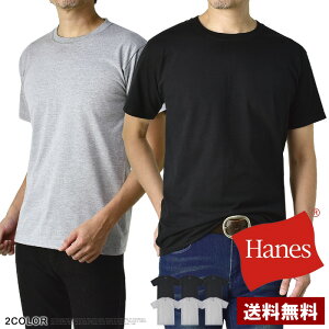 Hanes إ 3  졼 T  Ⱦµ 롼ͥå ʡ 3 ȥåץ HM1EU701 HM1EU705SE3Pۡڥѥ1ۡA