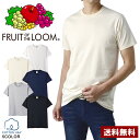 FRUITOFTHELOOM フルーツオブザルーム メンズ 無地Tシャツ 4.8oz 半袖 クルーネック 綿コットン 白T 黒T【D2S】【パケ2】