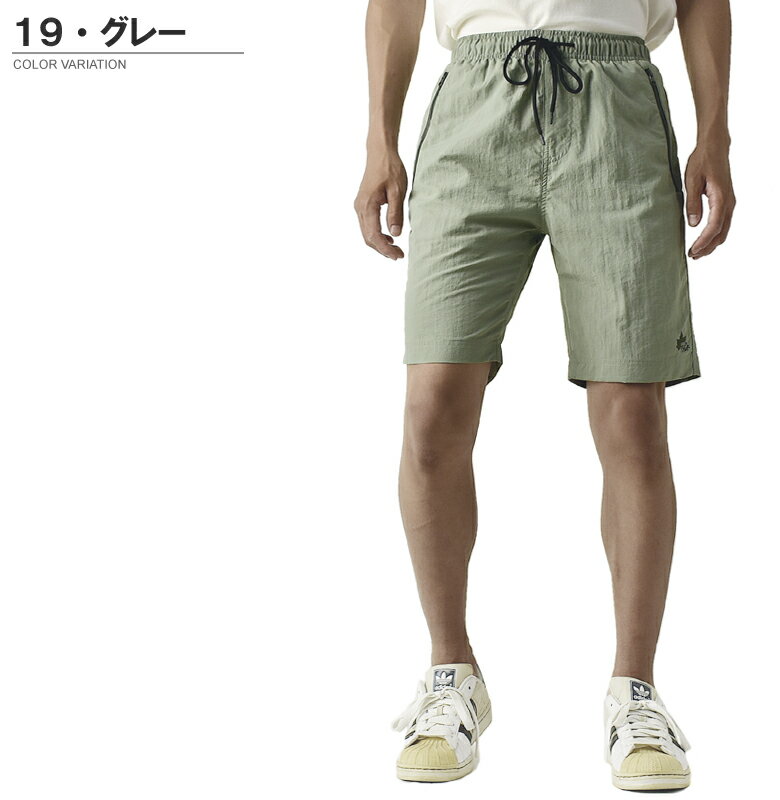 ロゴス LOGOS Park メンズ ハーフパンツ ナイロンタスラン ショートパンツ ボトム 撥水加工 ファスナーポケット アウトドア フェス ブランド 正規品【B7N】【パケ1】