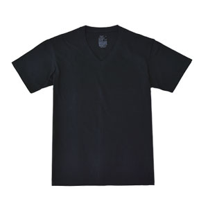 楽天市場】hanes vネック（カラーブラック）（Tシャツ・カットソー
