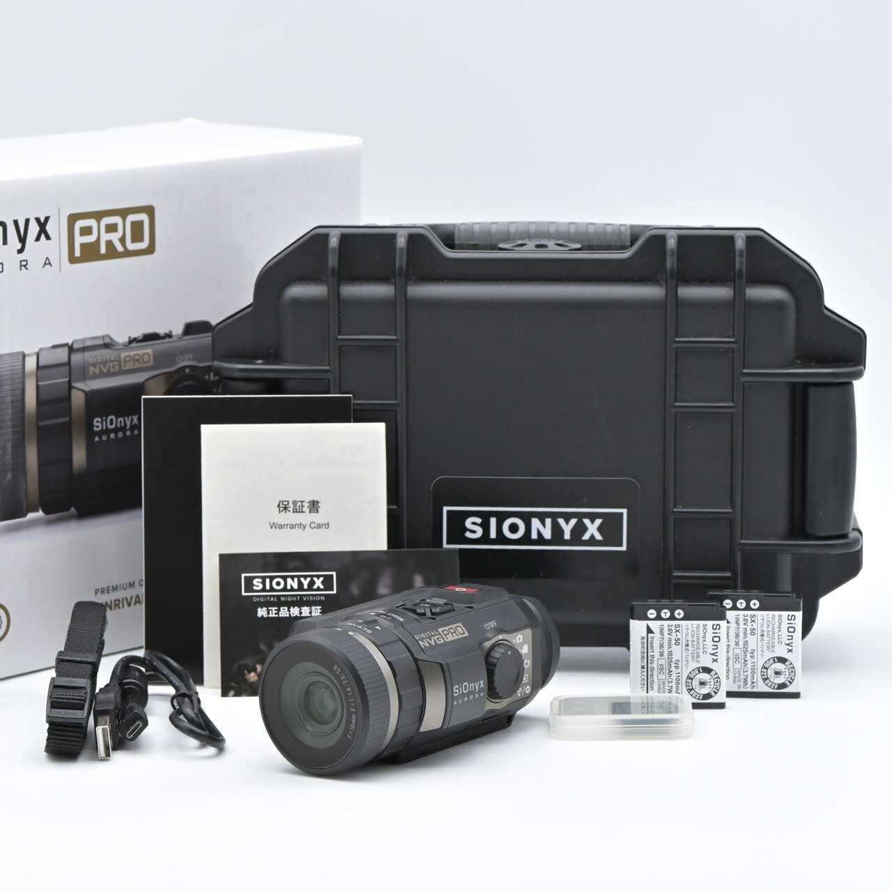 SiOnyx サイオニクス Aurora Pro 監視用ナイトビジョン単眼鏡 ビデオカメラ【中古】