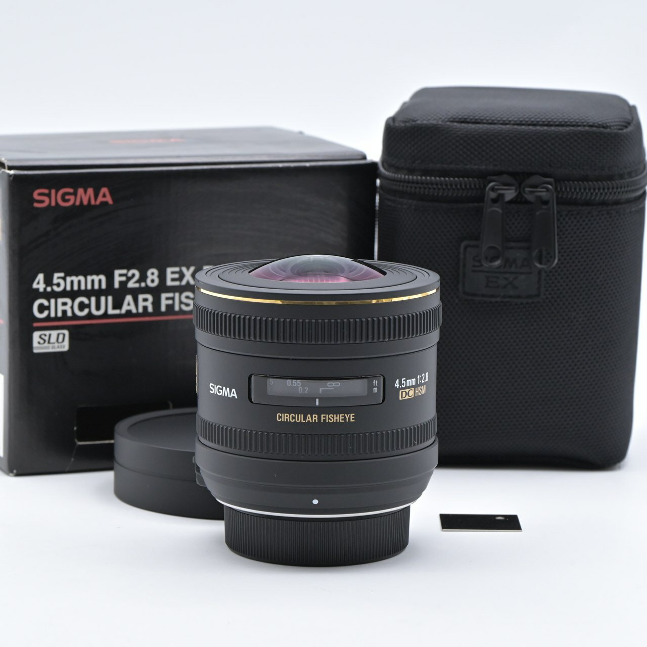 SIGMA シグマ 4.5mm F2.8 EX DC CIRCULAR FISHEYE HSM ニコン用 交換レンズ【中古】