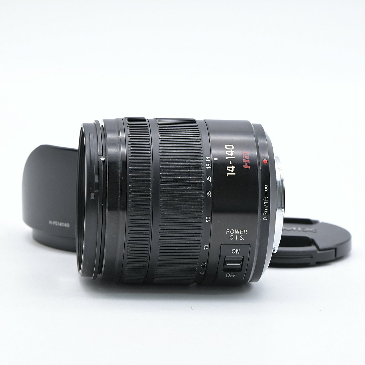 Panasonic パナソニック G VARIO 14-140mm F3.5-5.6 ASPH. POWER O.I.S. ブラック H-FS14140-K 交換レンズ【中古】