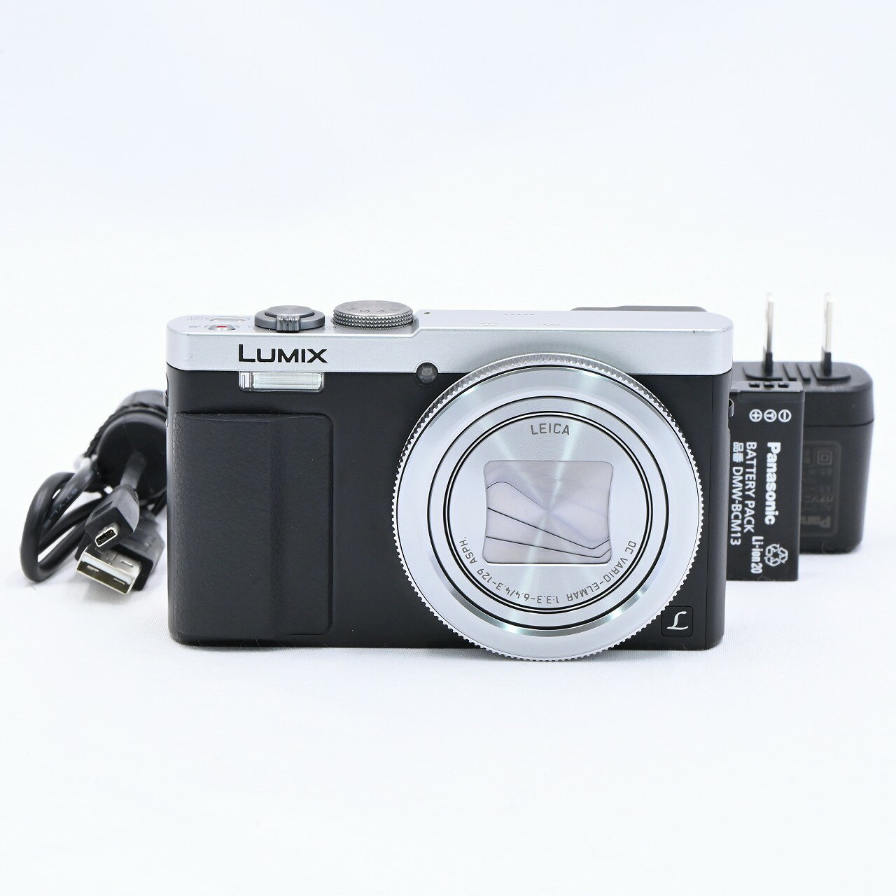 パナソニック Panasonic Lumix TZ70 シルバー DMC-TZ70-S コンパクトデジタルカメラ【中古】