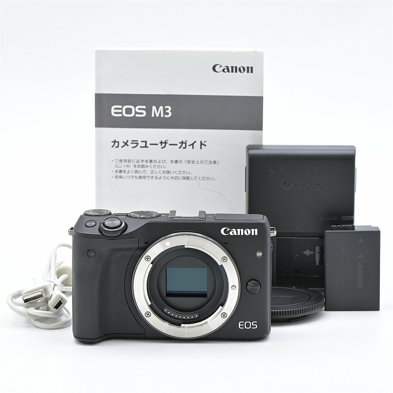 Canon キヤノン EOS M3 ボディ ブラック ミラーレス一眼レフカメラ【中古】