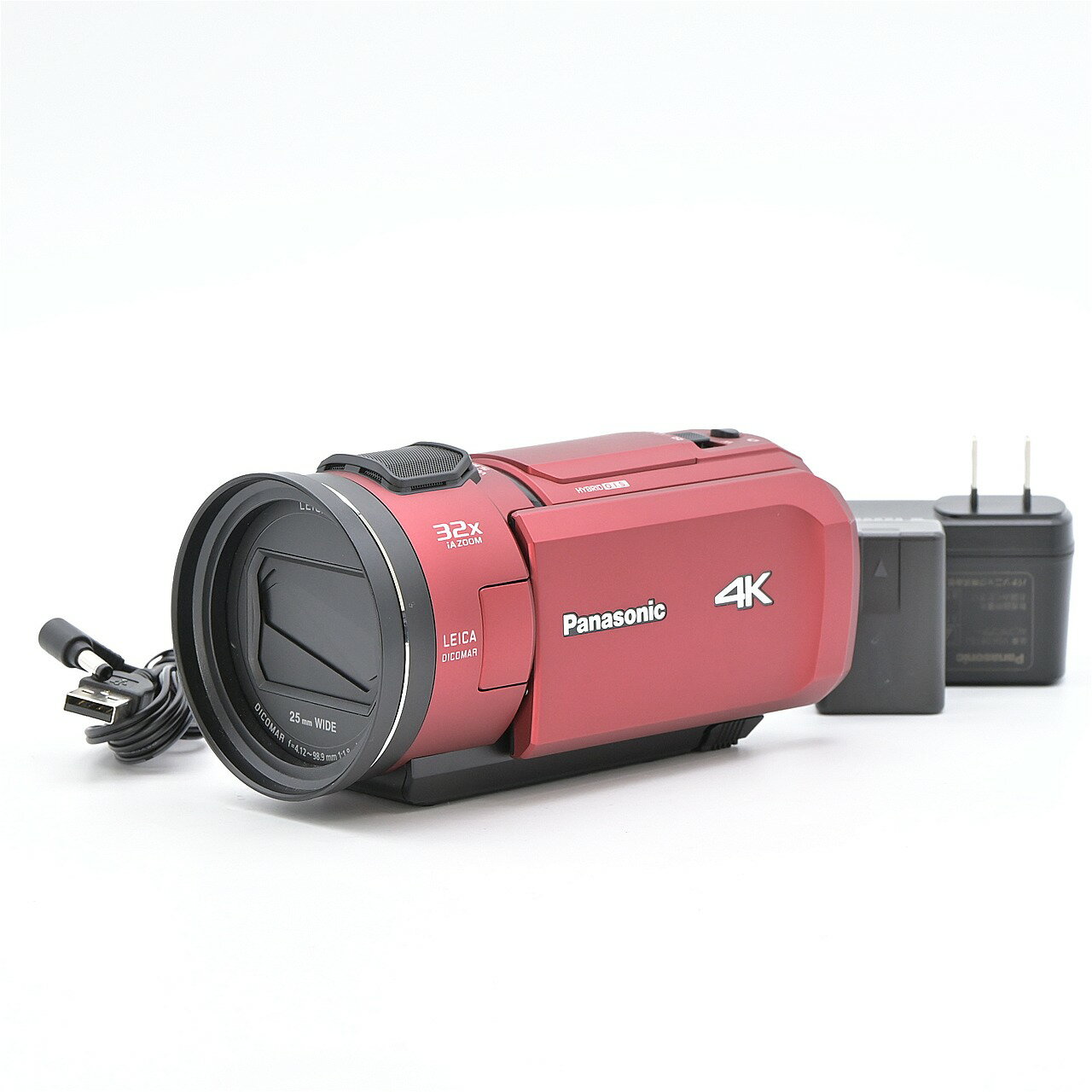 Panasonic パナソニック HC-VX1M-R レッド ビデオカメラ【中古】...