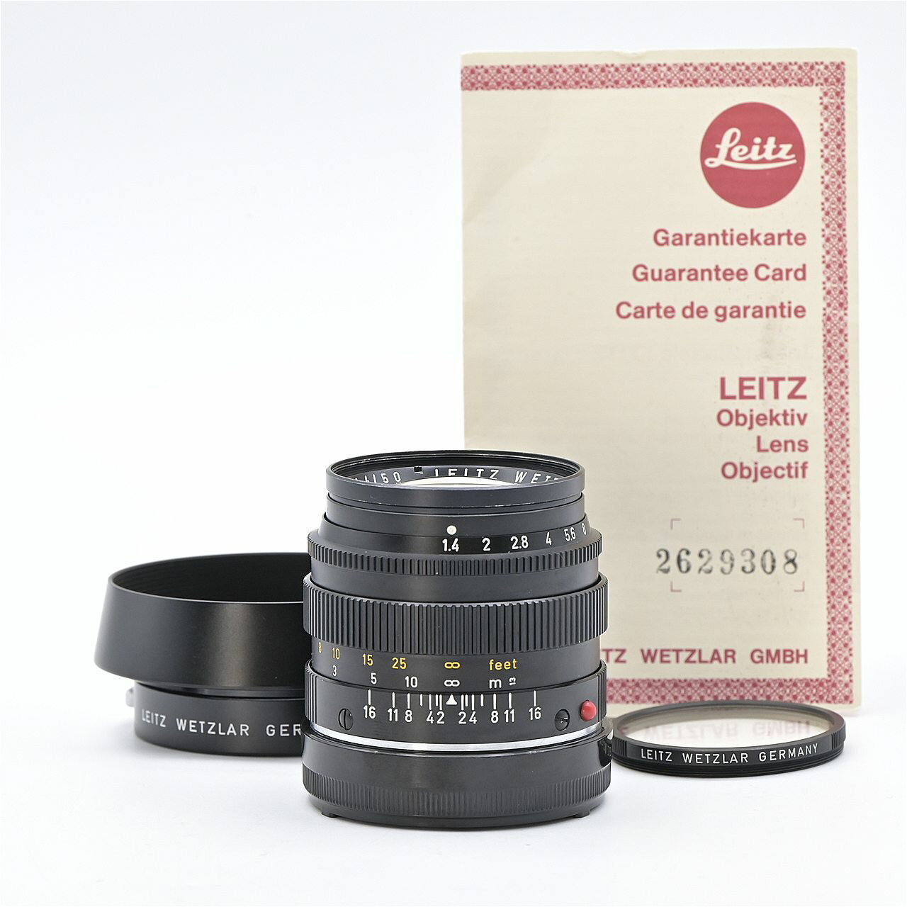 Leica ライカ Summilux-M 50mm F1.4 E43 2nd 第二世代 交換レンズ【中古】