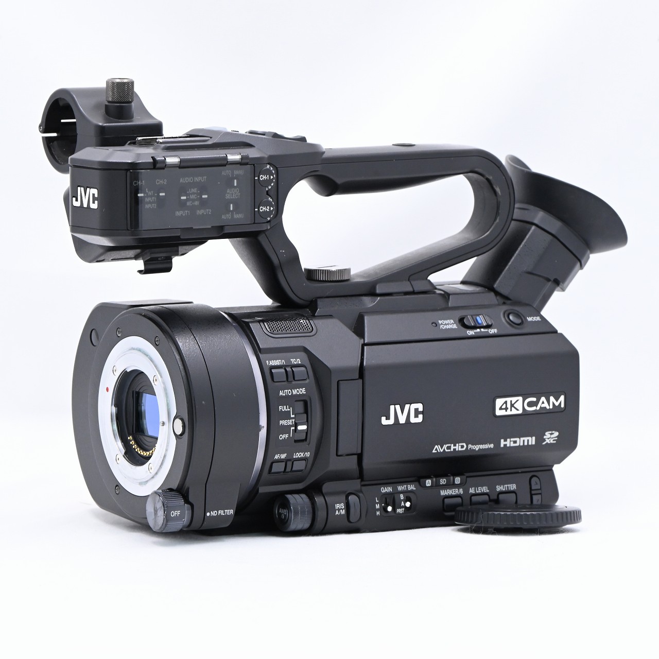 ジェーブイシー JVC 4Kメモリーカメラレコーダー GY-LS300CH ビデオカメラ【中古】