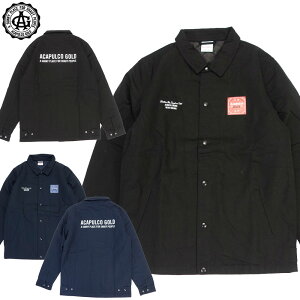 【Acapulco Gold/アカプルコゴールド】中綿 ツイル コーチジャケット/AG QUILTED CORCH JACKET